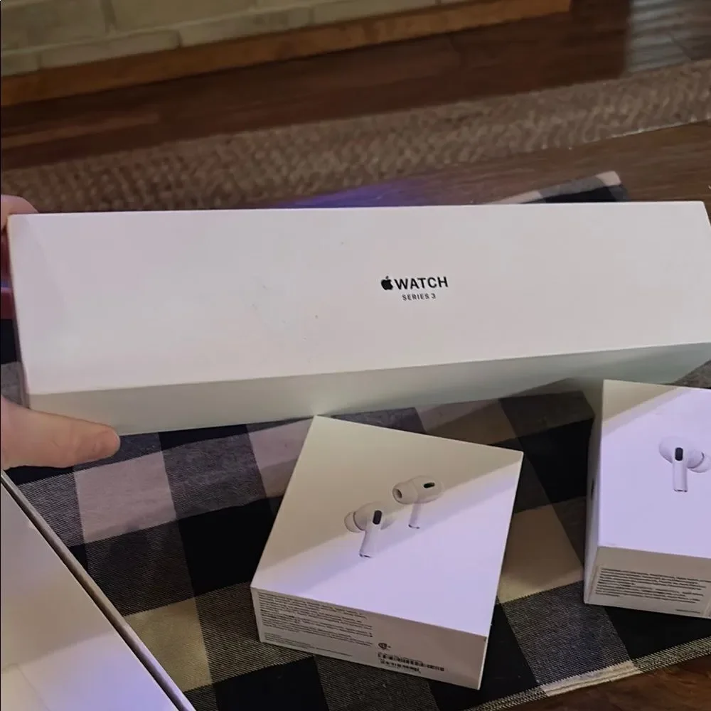 Apple products Boxes ONLY ‼️ with Black Apple Watch band